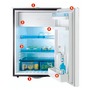 WAECO Dometic CRX110 Inox fridge 108 l 12/24 V